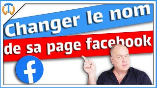 Changer le nom de sa page facebook en 2023 [upl. by Padgett171]