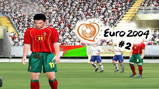 Portugal vs France quarterfinal  Euro 2004 [upl. by Ransome]