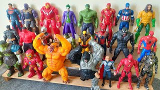 AVENGERS TOYSAction FiguresUnboxingCheap PriceIronmanHulkThor SpidermanToys [upl. by Asp]