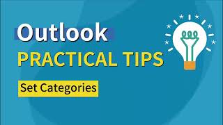 Set Categories in Outlook 🎨 [upl. by Yelsa]