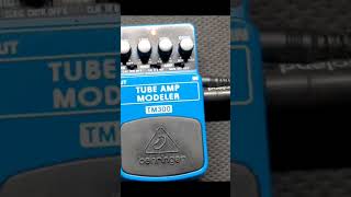 Full Review up on the channel behringer TM300 Tube Amp Modeler An awesome first pedal 🤘🤘 [upl. by Bascio]