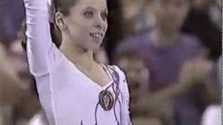 Tatiana Lysenko OWNS THE BEAM to win the Olympic Gold Medal in 1992 [upl. by Akitahs]