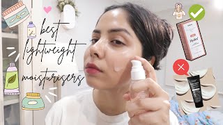 5 LIGHTWEIGHT MOISTURISERS FOR ALL SKIN TYPES ✅ from Indian Brands✨ [upl. by Sall439]