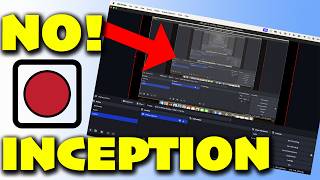 How to record or stream OBS without the inception thing [upl. by Gurias]