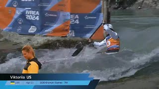 Womens Canoe Slalom Final Highlights  2024 ICF Canoe Slalom World Cup Ivrea Italy [upl. by Paza]