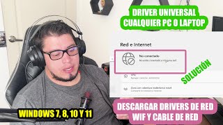 Como DESCARGAR los DRIVERS de WIFI y CABLE de RED para Cualquier COMPUTADOR con WINDOWS 781011 [upl. by Ima730]