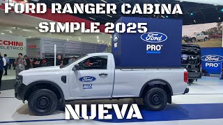 NUEVA FORD RANGER CABINA SIMPLE Y MINERA TRANSIT 2025 DESDE FENATRAN EN BRASIL AUTO AL DÍA1124 [upl. by Yrffoeg47]