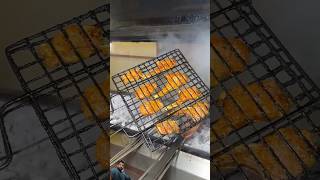 Mutton ram grill food bbq cooking food chefakramtraggar [upl. by Jews]