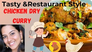 How To Make Chicken Curry In Telugu  Andhra Kodi Kura  Dadsgirlvinee  Dry Chicken Curry Tasty [upl. by Htidirem]