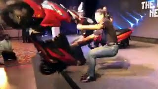 Epic fail HONDA GRAZIA launch disaster [upl. by Yffub]