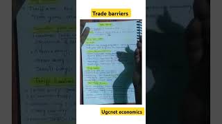 Trade barriers shortvideo shortsviral shortsfeed shortsugcnetexam economics netjrf [upl. by Kruse]