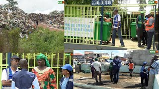 ZIGUINCHOR LA MAIRIE  LE PROMOGED ET LA SONAGED VISITENT LES POINTS DE COLLECTE DES DECHETS [upl. by Aay]