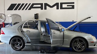 C55 AMG Track Car Build Day 3 [upl. by Berne]