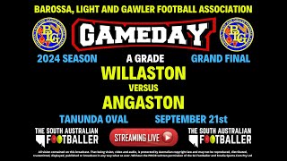 05 BLampGFA 2024 Grand Final Willaston VS Angaston at the Tanunda Oval [upl. by Sorcim899]