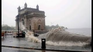 Cyclone Hits Gateway of India  Mumbai Rains [upl. by Elisha]