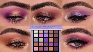 5 LOOKS NORVINA VOL 5 PRO PIGMENT EYESHADOW PALETTE [upl. by Eiramana661]