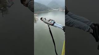 Bungee Jumping With Rope In Beautiful Place  Asmr Bungee Jumping shorts [upl. by Lanti]