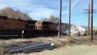 Man captures video of train crash [upl. by Cyb752]