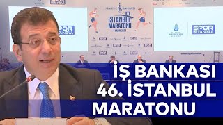 Dünyanın kıtalar arası koşulan tek maratonu Türkiye İş Bankası 46 İstanbul Maratonu’nda sporseve… [upl. by Irolav834]