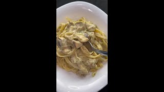 🍄 TAGLIATELLE ai FUNGHI PORCINIpura cremosità🤤🍝 Shorts [upl. by Zitella781]