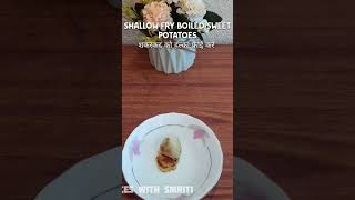 Sweetpotato chaat recipe  sakarkandi chaat  Healthy chaat recipe foodblogger shorts [upl. by Sherborn]