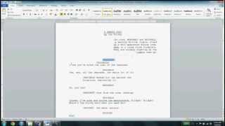 Playwriting Manuscript Format [upl. by Bekelja]