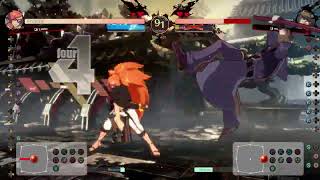 Baiken VS Johnny GGST Perfect Celestial [upl. by Orestes127]