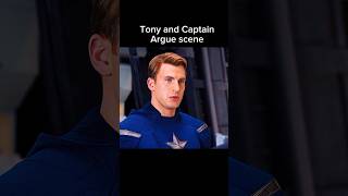 Tony and captain argue scene🔥🔥shorts ytshorts marvel avengers ironman captainamerica viral [upl. by Yelik]