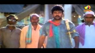 Maanbumigu Mesthri Movie Scenes  Chiranjeevi punch dialogue to Sharath Saxena  Meena Silk Smitha [upl. by Eniksre]