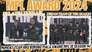 RRQ HOSHI BORONG PIALA DI MPL AWARDS  DREAM TEAM OF THE SEASON ISINYA FULL RRQ HOSHI CUY [upl. by Nets128]