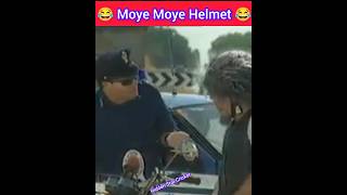 Hidden Helmet for Bike Riding 🏍️ 🪖  Moye Moye With Traffic Police🚦 [upl. by Doscher]