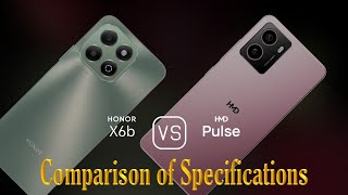 Honor X6b vs HMD Pulse A Comparison of Specifications [upl. by Marie]