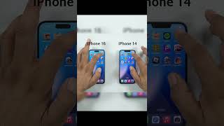 iPhone 16 vs iPhone 14 🚀shorts viral apple [upl. by Tebazile]