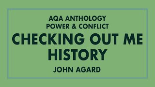 Checking Out Me History Analysis  AQA Anthology Power amp Conflict [upl. by Esirahc579]