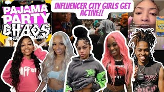 Influencer City Girls Get ACTIVE Benet Nadia Nette amp NIADallas MAD at Eli [upl. by Anohr588]