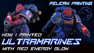 How I painted Ultramarine Hellblasters with Red Plasma glow [upl. by Leeda779]