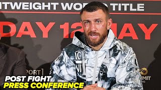 Vasiliy Lomachenko Full Post Fight Press Conference vs George Kambosos Jr • Top Rank Boxing [upl. by Selbbep198]