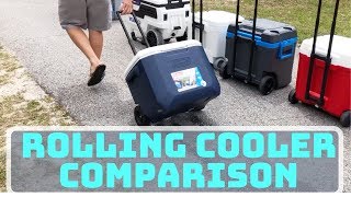 Best Cooler With Wheels A Rolling Cooler Comparison [upl. by Balas]