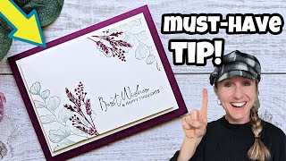 What ONE tip makes a big difference And more card making tips because I just couldnt stop [upl. by Orutra]