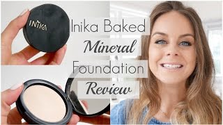 Inika Baked Mineral Foundation Review  Best Organic Makeup Brands in Australia [upl. by Immaj378]