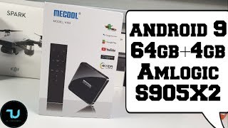 MECOOL KM3 UnboxingHands on 2019 Android 9 tv box certified google Amlogic S905X2 [upl. by Deaner734]