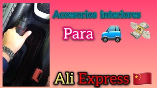 UNBOXING 02 Accesorios para el interior del auto KIA PICANTO Aliexpress [upl. by Thay409]