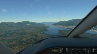 Landing in Ketchikan Alaska  PAKT KTN  Ketchikan International Airport  flight alaska [upl. by Namqul81]