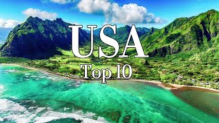 Top 10 Places To Visit In The USA In 2024 [upl. by Elehcor144]