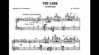 GlinkaBalakirev  The Lark transcr by X Erdeli  Letizia Lazzerini Harp [upl. by Gladi]