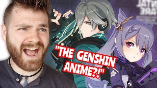 Reacting to GENSHIN IMPACT HoYoFair Animated Short  quotFight at the Museumquot  REACTION [upl. by Ddal]