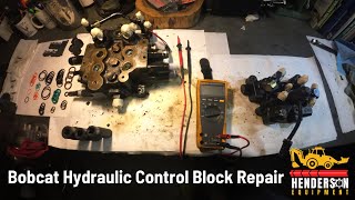 Bobcat Hydraulic Control Block Reseal amp Repair [upl. by Letisha303]