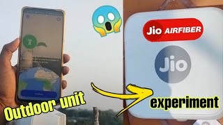 Jio airfiber outdoor unit inside home speed test results  Jio airfiber tips amp tricks [upl. by Amelina]