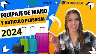 EQUIPAJE de MANO para Viajar en Avión 2024 ¨✈️ [upl. by Annavas]