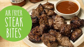 Air Fryer Steak Bites  Carnivore Recipes [upl. by Aaronson]